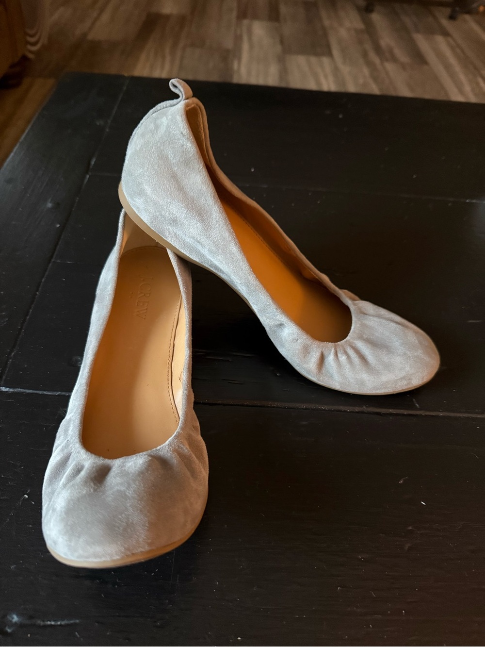 J. Crew Suede Ballet Flats